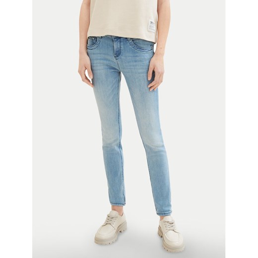 Tom Tailor Jeansy 1041013 Niebieski Tapered Fit ze sklepu MODIVO w kategorii Jeansy damskie - zdjęcie 182644009