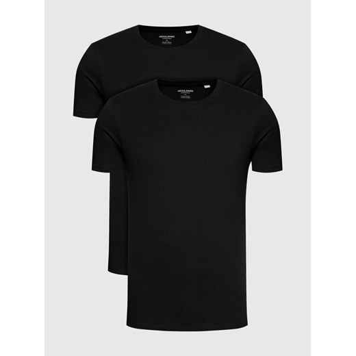 Jack&Jones Komplet 2 t-shirtów Basic Crew Neck 12133913 Czarny Regular Fit ze sklepu MODIVO w kategorii T-shirty męskie - zdjęcie 182644015