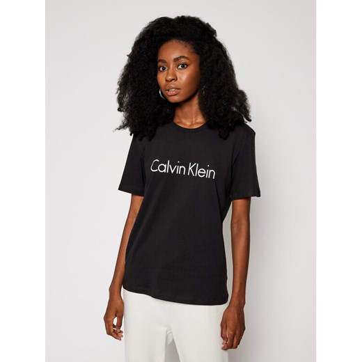Calvin Klein Underwear T-Shirt 000QS61105E Czarny Regular Fit ze sklepu MODIVO w kategorii Bluzki damskie - zdjęcie 182644017