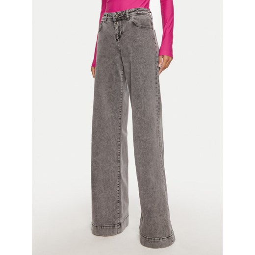 Versace Jeans Couture Jeansy 77HAB506 CDW27 Szary Wide Leg ze sklepu MODIVO w kategorii Jeansy damskie - zdjęcie 182644018
