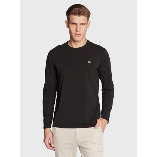 Lacoste Longsleeve TH0990 Czarny Regular Fit ze sklepu MODIVO w kategorii T-shirty męskie - zdjęcie 182644029