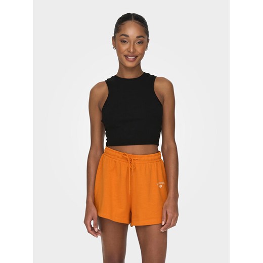 ONLY Top Vilma 15282771 Czarny Slim Fit ze sklepu MODIVO w kategorii Bluzki damskie - zdjęcie 182644045