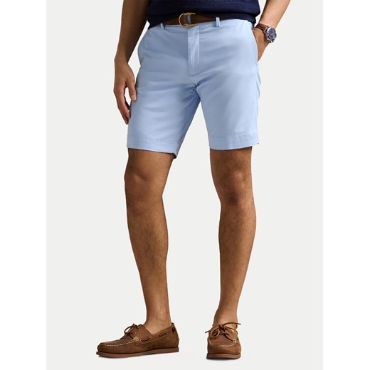 Polo Ralph Lauren Szorty materiałowe 710646709052 Błękitny Slim Fit ze sklepu MODIVO w kategorii Spodenki męskie - zdjęcie 182644049