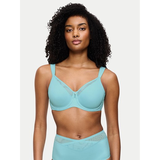 Triumph Biustonosz z fiszbiną True Shape Sensation 10218201 Niebieski ze sklepu MODIVO w kategorii Biustonosze - zdjęcie 182644077