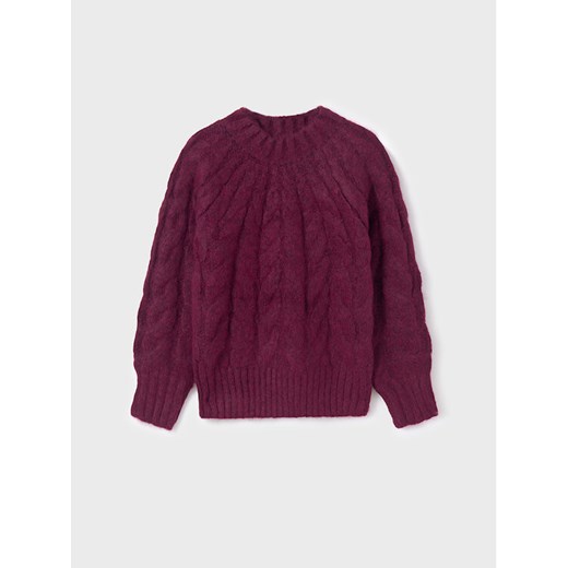 Mayoral Sweter 7.307 Fioletowy Regular Fit ze sklepu MODIVO w kategorii Swetry dziewczęce - zdjęcie 182644139