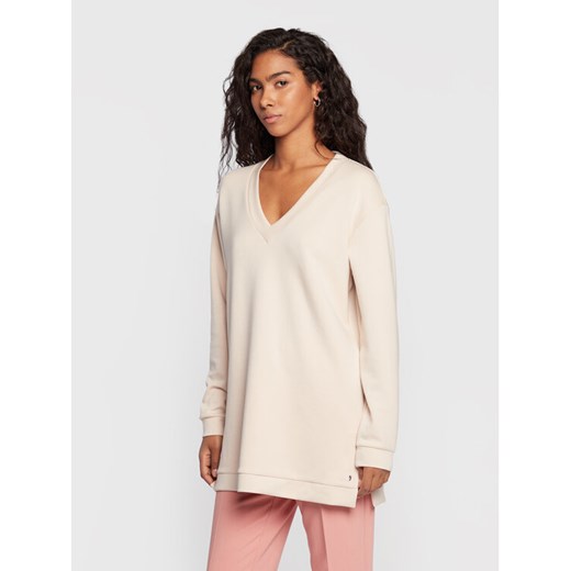 Comma Bluza 2121746 Beżowy Regular Fit ze sklepu MODIVO w kategorii Bluzy damskie - zdjęcie 182644157