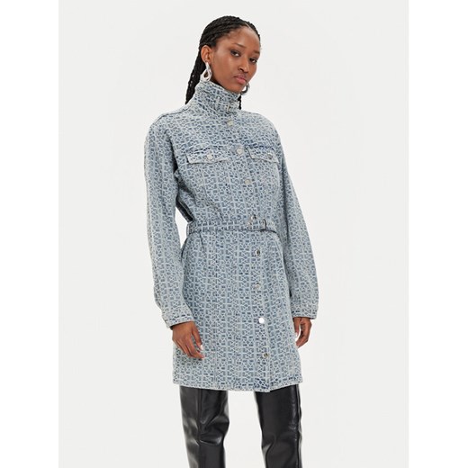 Gestuz Sukienka jeansowa Nila 10908695 Niebieski Relaxed Fit ze sklepu MODIVO w kategorii Sukienki - zdjęcie 182644316