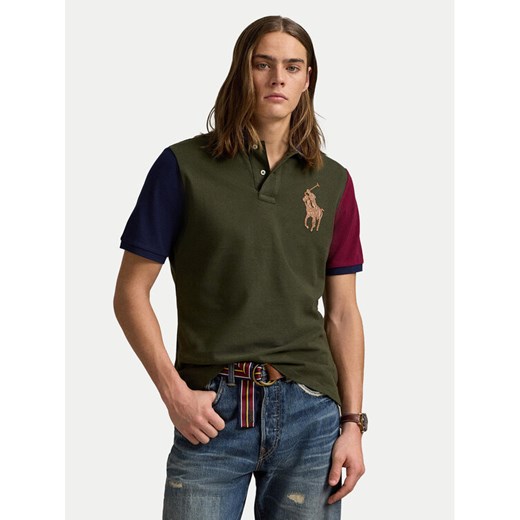 Polo Ralph Lauren Polo 710958777001 Zielony Classic Fit ze sklepu MODIVO w kategorii T-shirty męskie - zdjęcie 182644326