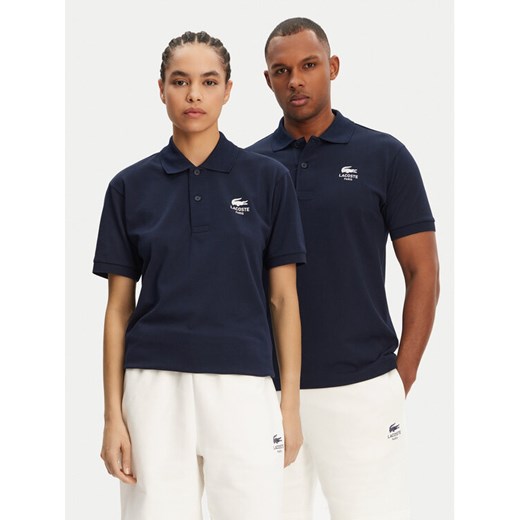 Lacoste Polo PH2723 Granatowy Regular Fit ze sklepu MODIVO w kategorii Bluzki damskie - zdjęcie 182644348