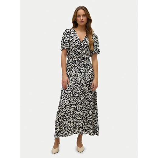 Vero Moda Sukienka letnia Alba 10330301 Czarny Regular Fit ze sklepu MODIVO w kategorii Sukienki - zdjęcie 182644376