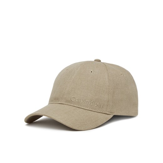 Calvin Klein Czapka z daszkiem K50K512978 Beżowy ze sklepu MODIVO w kategorii Czapki z daszkiem męskie - zdjęcie 182644436