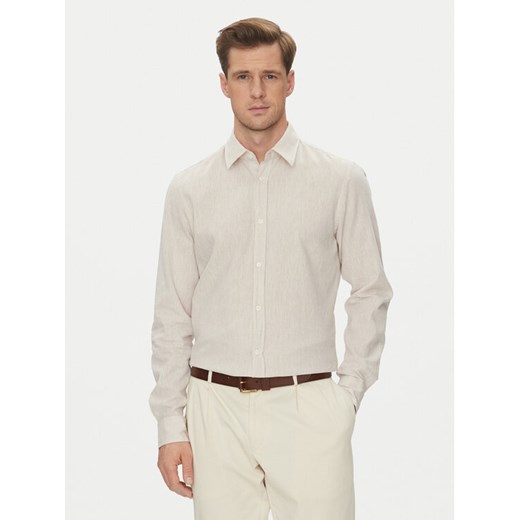 JOOP! Jeans Koszula 15 JJSH-92Hanson2K-W 30045977 Beżowy Regular Fit ze sklepu MODIVO w kategorii Koszule męskie - zdjęcie 182644519