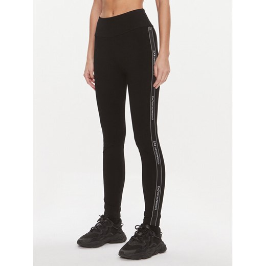 EA7 Emporio Armani Legginsy 3DTP69 TJ01Z 1200 Czarny Skinny Fit S MODIVO