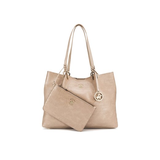 Beverly Hills Polo Club Torebka BHPC-W-01-A23 Beżowy ze sklepu MODIVO w kategorii Torebki damskie - zdjęcie 182644625