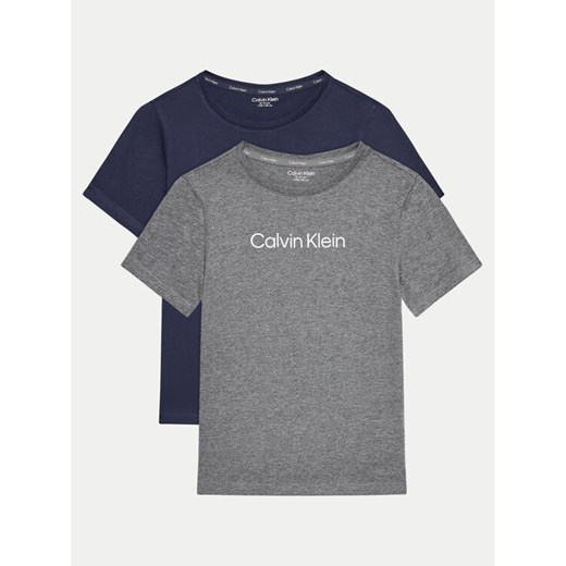 Calvin Klein Underwear Komplet 2 t-shirtów G80G800722 Szary Regular Fit ze sklepu MODIVO w kategorii T-shirty chłopięce - zdjęcie 182644628