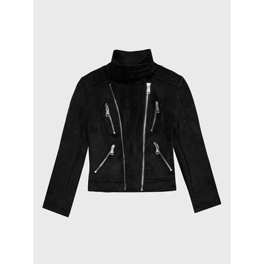 Guess Kurtka z imitacji skóry J1BL30 WE0L0 Czarny Regular Fit ze sklepu MODIVO w kategorii Kurtki dziewczęce - zdjęcie 182644648