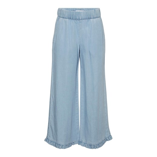Vero Moda Girl Spodnie materiałowe 10283853 Niebieski Wide Leg ze sklepu MODIVO w kategorii Spodnie dziewczęce - zdjęcie 182644658