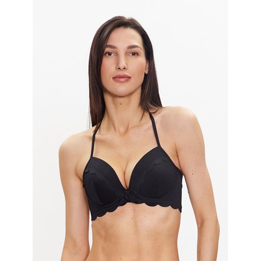 Hunkemöller Góra od bikini Scallop 191272 Czarny Hunkemöller 75D MODIVO