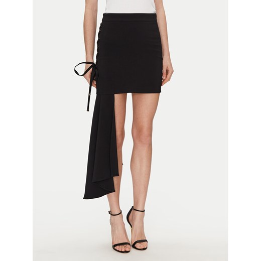 Elisabetta Franchi Spódnica mini GO-071-51E2-V340 Czarny Regular Fit ze sklepu MODIVO w kategorii Spódnice - zdjęcie 182644735