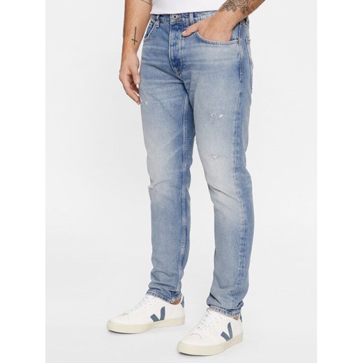Pepe Jeans Jeansy PM207392RH1 Niebieski Slim Taper Fit ze sklepu MODIVO w kategorii Jeansy męskie - zdjęcie 182644739