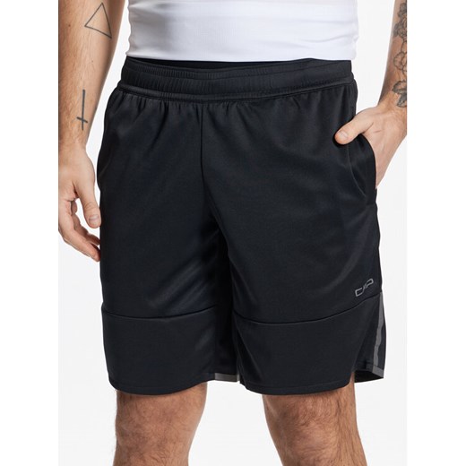 CMP Szorty sportowe 32C2567 Czarny Regular Fit ze sklepu MODIVO w kategorii Spodenki męskie - zdjęcie 182644749