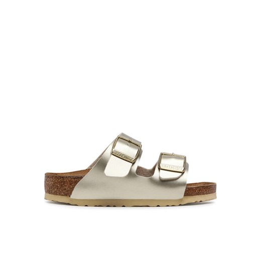 Birkenstock Klapki Arizona Kids 1014841 Złoty ze sklepu MODIVO w kategorii Klapki dziecięce - zdjęcie 182644758