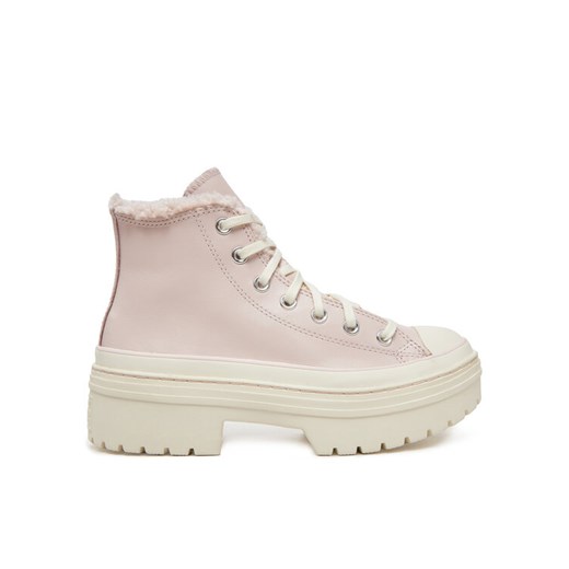 Converse Trampki Chuck Taylor All Star Lugged Heel Sherpa A09346C 662 Różowy ze sklepu MODIVO w kategorii Trampki damskie - zdjęcie 182644768