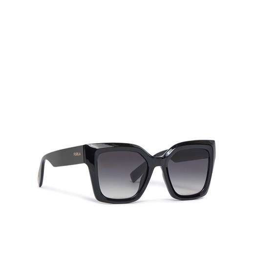 Furla Okulary przeciwsłoneczne WD00121 JT0000 O6000 Czarny ze sklepu MODIVO w kategorii Okulary przeciwsłoneczne damskie - zdjęcie 182644816