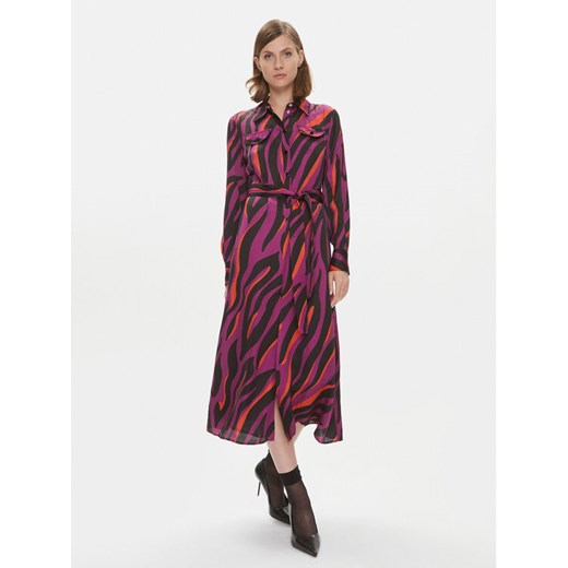 Pinko Sukienka koszulowa Assente 100909 A1B7 Różowy Regular Fit ze sklepu MODIVO w kategorii Sukienki - zdjęcie 182644817