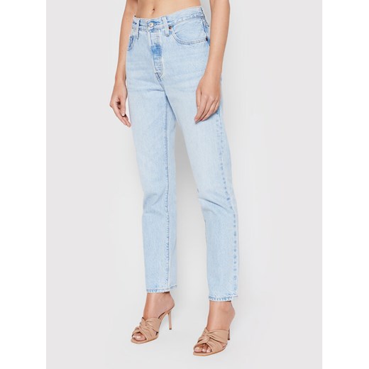 Levi's® Jeansy 501® Crop 36200-0124 Błękitny Cropped Fit ze sklepu MODIVO w kategorii Jeansy damskie - zdjęcie 182644826