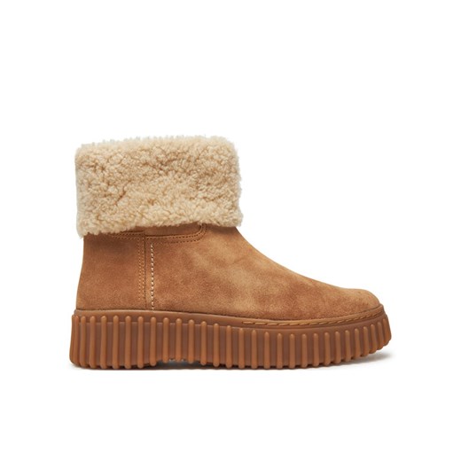 Clarks Botki Torhill Turn 26179563 Brązowy ze sklepu MODIVO w kategorii Botki - zdjęcie 182644835