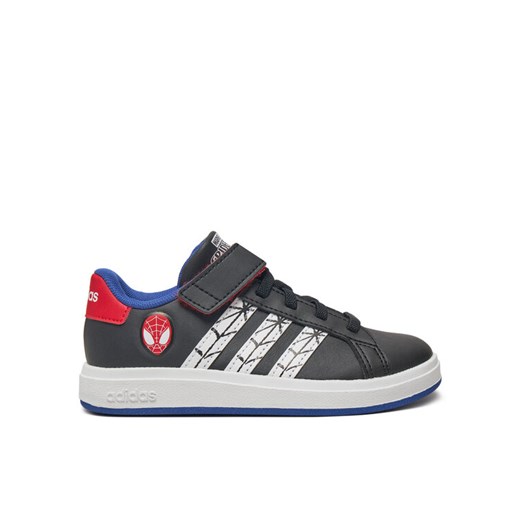 adidas Sneakersy Marvel's Spider-Man Grand Court JS0742 Czarny ze sklepu MODIVO w kategorii Buty sportowe dziecięce - zdjęcie 182644908