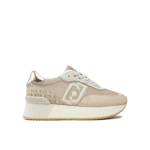 Liu Jo Sneakersy Dreamy 02 BF4037 PX525 Beżowy ze sklepu MODIVO w kategorii Buty sportowe damskie - zdjęcie 182644919