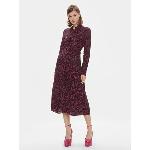 Pinko Sukienka koszulowa Asesente 100909 A19Q Czarny Regular Fit ze sklepu MODIVO w kategorii Sukienki - zdjęcie 182644969