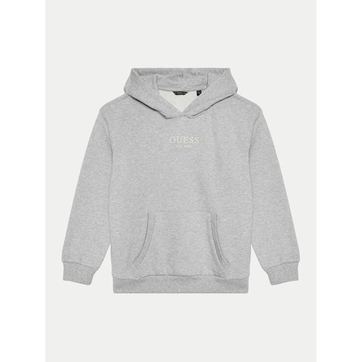 Guess Bluza L4BQ29 KAV33 Szary Regular Fit ze sklepu MODIVO w kategorii Bluzy chłopięce - zdjęcie 182644975