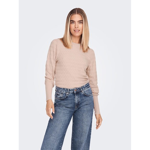 ONLY Sweter 15264797 Różowy Regular Fit ze sklepu MODIVO w kategorii Swetry damskie - zdjęcie 182644978