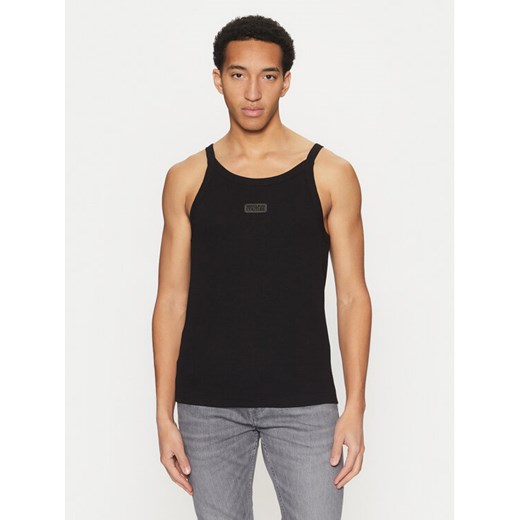 Versace Jeans Couture T-Shirt 78GAH614 Czarny Regular Fit ze sklepu MODIVO w kategorii T-shirty męskie - zdjęcie 182644999