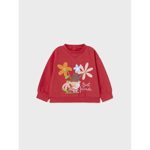 Mayoral Bluza 1406 Czerwony Regular Fit ze sklepu MODIVO w kategorii Bluzy i swetry - zdjęcie 182645025