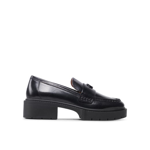 Coach Loafersy Leah Loafer CB990 Czarny ze sklepu MODIVO w kategorii Półbuty damskie - zdjęcie 182645055