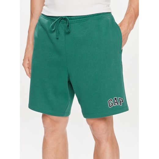 Gap Szorty sportowe 866764-01 Zielony Regular Fit ze sklepu MODIVO w kategorii Spodenki męskie - zdjęcie 182645128