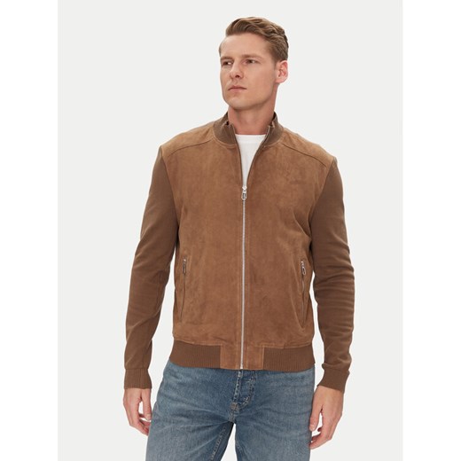 Milestone Kurtka bomber MSTristan 511620 21220 Brązowy Regular Fit ze sklepu MODIVO w kategorii Kurtki męskie - zdjęcie 182645195