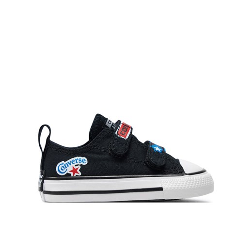 Converse Trampki Chuck Taylor All Star Easy On Sticker Stash A06359C Czarny ze sklepu MODIVO w kategorii Trampki dziecięce - zdjęcie 182645386