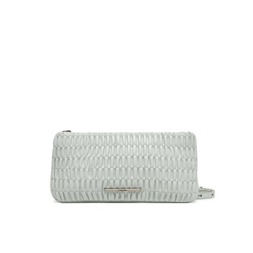 Calvin Klein Jeans Torebka Rouched Zip Top Bag LV04K3090G Szary ze sklepu MODIVO w kategorii Torebki damskie - zdjęcie 182645387