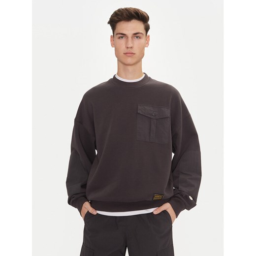 Champion Bluza 220421 Szary Loose Fit ze sklepu MODIVO w kategorii Bluzy męskie - zdjęcie 182645409
