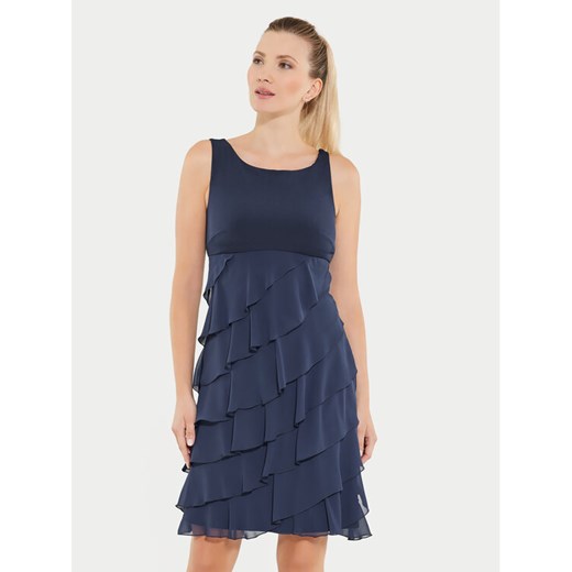 Swing Sukienka koktajlowa 77757710 Granatowy Slim Fit ze sklepu MODIVO w kategorii Sukienki - zdjęcie 182645418