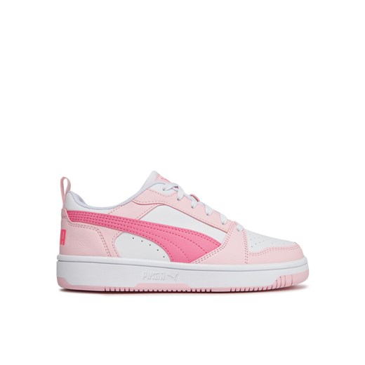 Puma Sneakersy Puma Rebound V6 Lo Jr 393833 08 Biały ze sklepu MODIVO w kategorii Buty sportowe dziecięce - zdjęcie 182645497