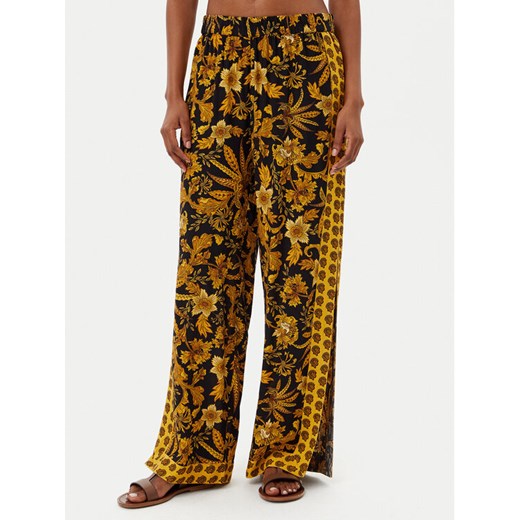 Selmark Spodnie palazzo BM275 Czarny Relaxed Fit ze sklepu MODIVO w kategorii Spodnie damskie - zdjęcie 182645607