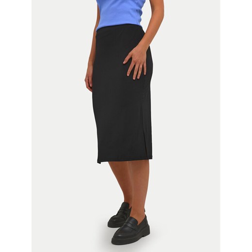 Kaffe Spódnica midi Malli 10506346 Czarny Regular Fit ze sklepu MODIVO w kategorii Spódnice - zdjęcie 182645617