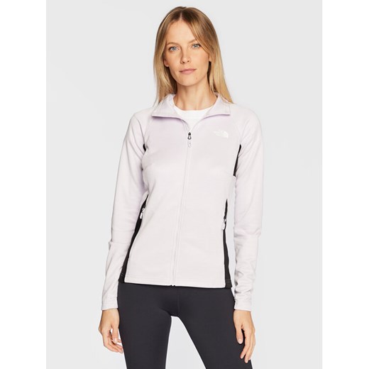 The North Face Bluza Midlyr NF0A5IFH Fioletowy Regular Fit ze sklepu MODIVO w kategorii Bluzy damskie - zdjęcie 182645637