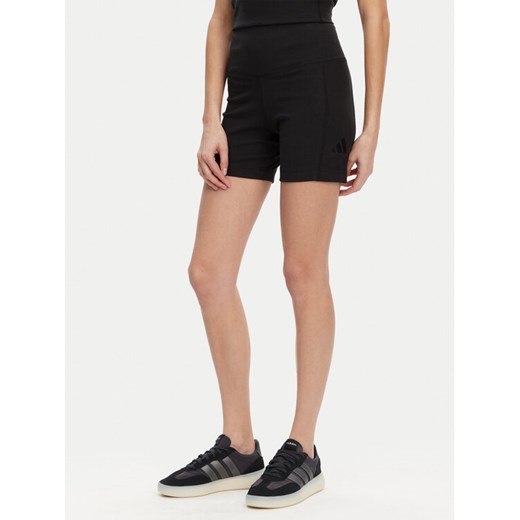 adidas Kolarki ALL SZN Rib JJ1231 Czarny Slim Fit ze sklepu MODIVO w kategorii Szorty - zdjęcie 182645678